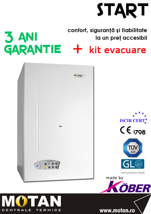 Centrala termica marca MOTAN model START C11SPV 24 Kw