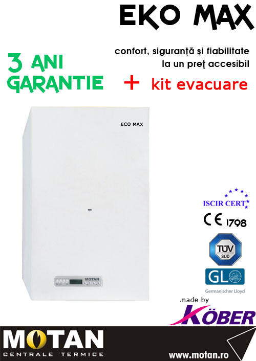 Centrala termica marca MOTAN model EKO MAX C32SPV 31Kw