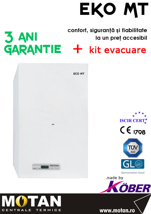 Centrala termica marca MOTAN model EKO MT C32SPV 24Kw
